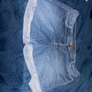 Plus Size Denim Shorts